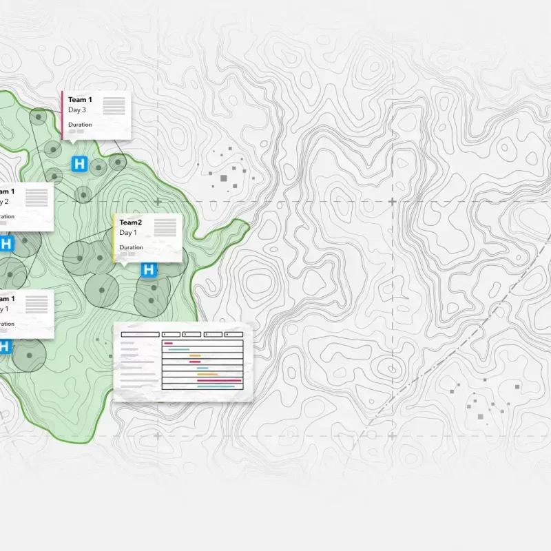 Geospatial Microplanning: health workers tracking campaign progress via field device