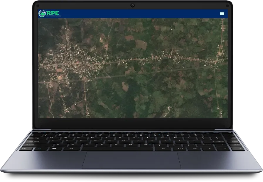 Rapid population estimation tool visualizing geospatial grid based satellite imagery
