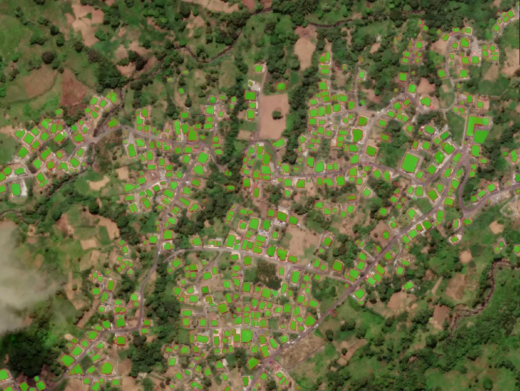Feature Extraction – buildings from satellite imagery